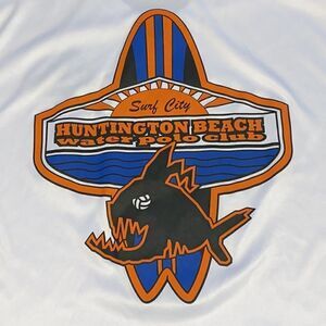 A4 Huntington Beach Polo Club V Neck Wicking Tee Shirt Size Medium